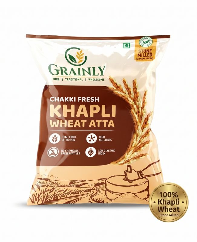Khapli Wheat Atta | 2 KG Packet